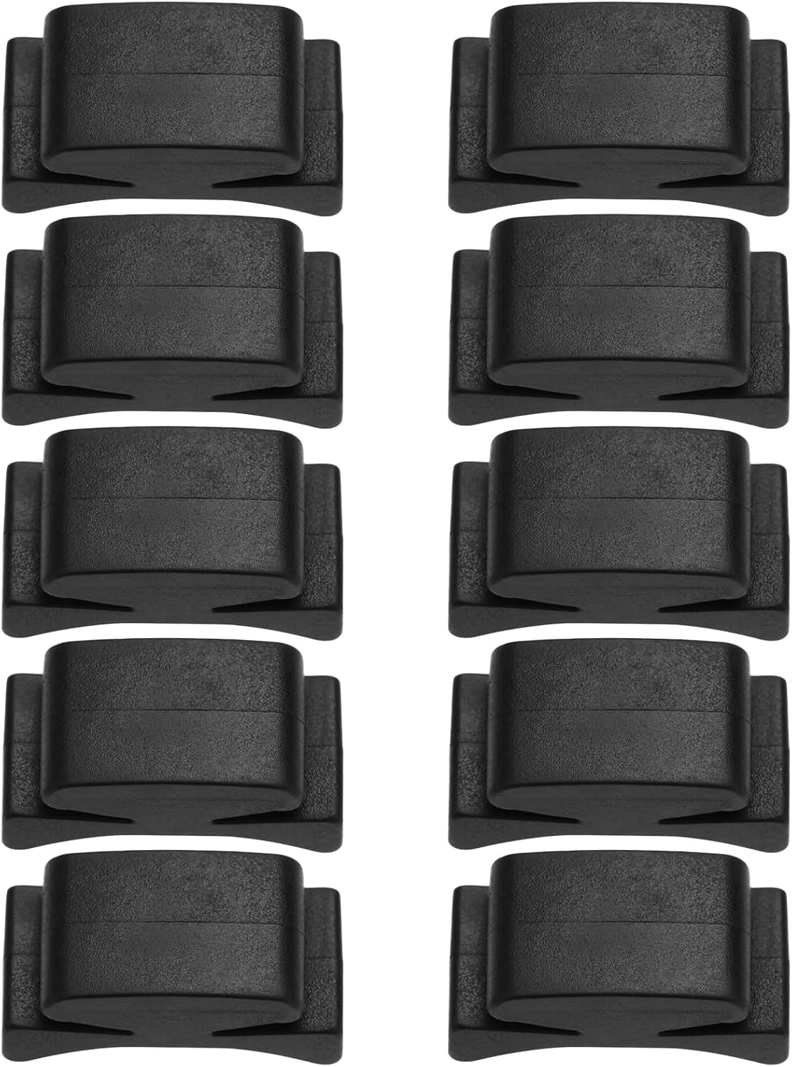 ECSiNG 10Pcs Rubber Guitar Headstock Pick Holder 25x12mm for Guitar Bass Ukulele