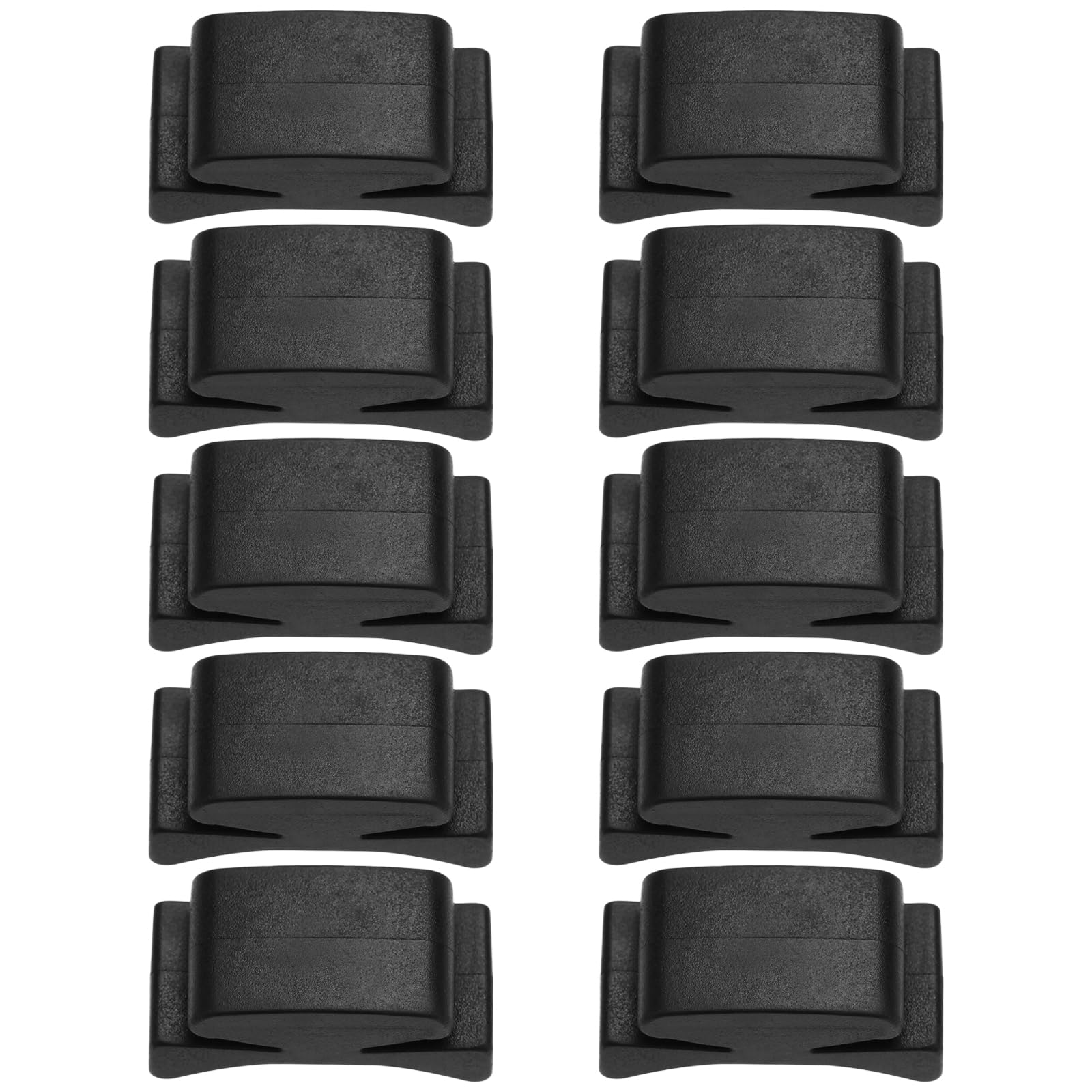 ECSiNG 10Pcs Rubber Guitar Headstock Pick Holder 25x12mm for Guitar Bass Ukulele