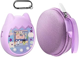 Hard Carrying Case for Tamagotchi Pix, Screen Film Protector for Tamagotchi Case, Compatible with Tamagotchi Pix for Better Protection Device desd