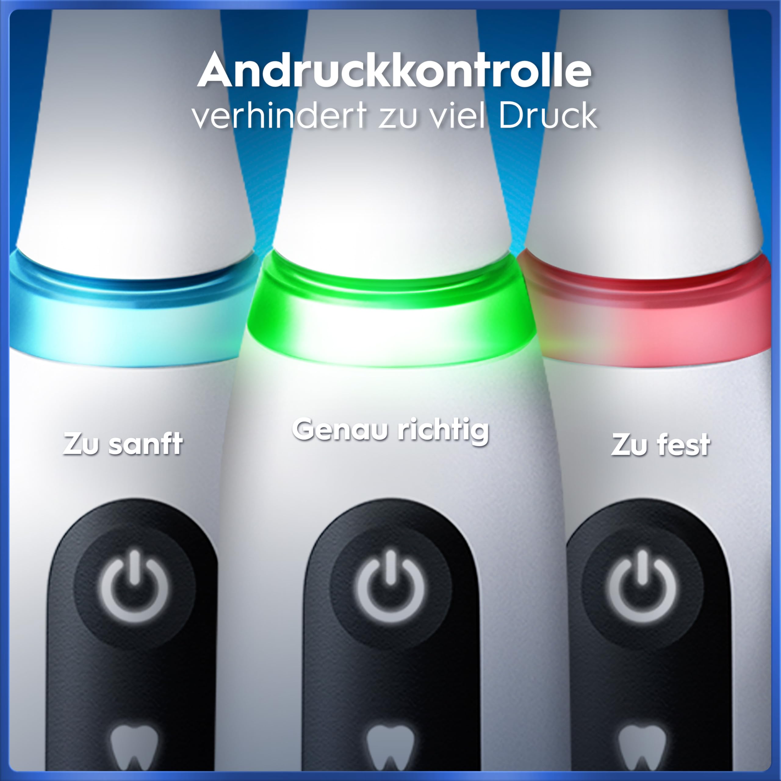 Oral-B iO Series 5 Elektrische Zahnbürste, Weiß | Inkl. 1 Aufsteckbürste, Reise-Etui, Electric Toothbrush mit 5 Putzmodi für Zahnpflege