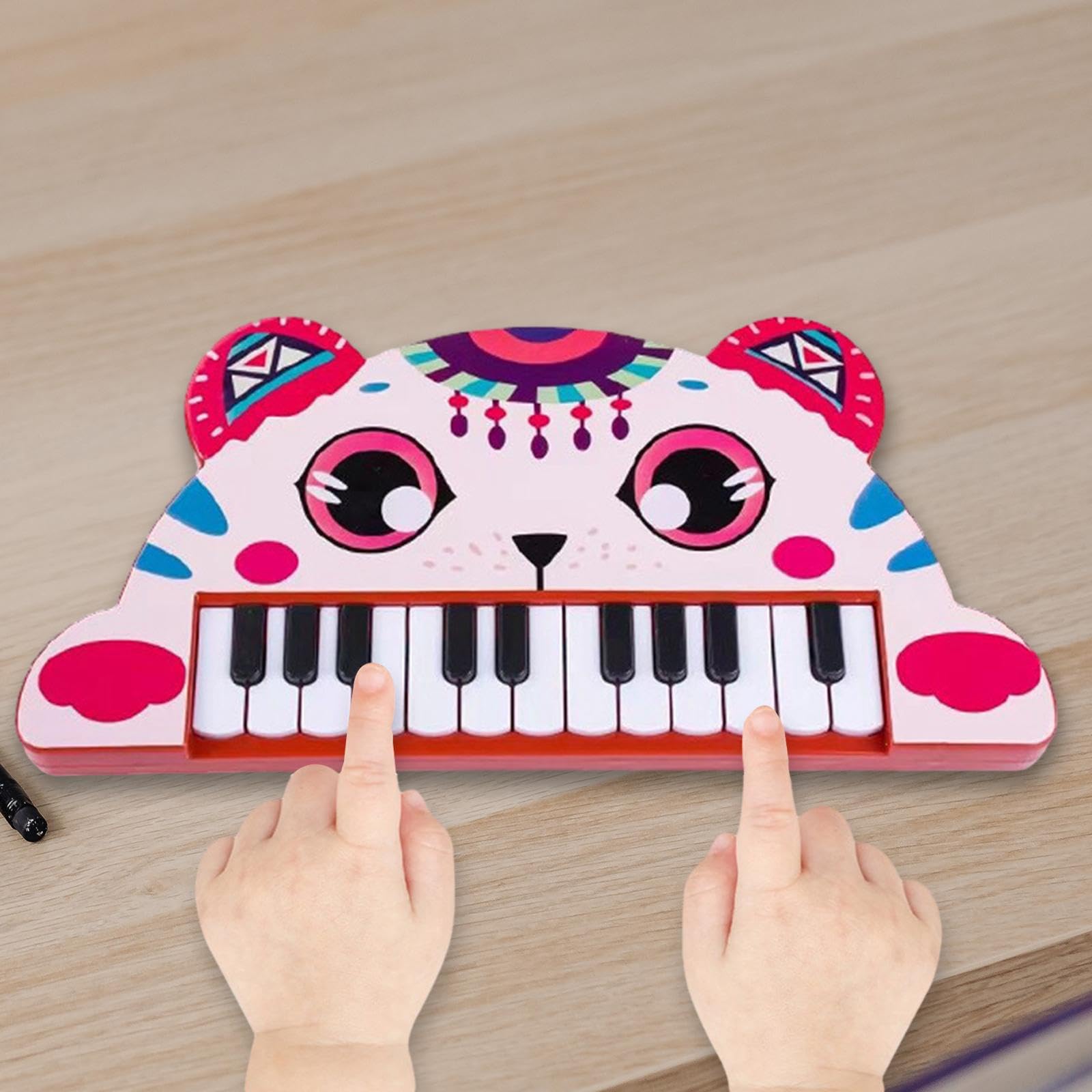 ネコちゃんテーマのポータブル電子キーボード ネコちゃんテーマの