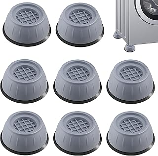 Lot de 8 pieds pour machine à laver, anti-vibration, pour machine à laver et sèche-linge.