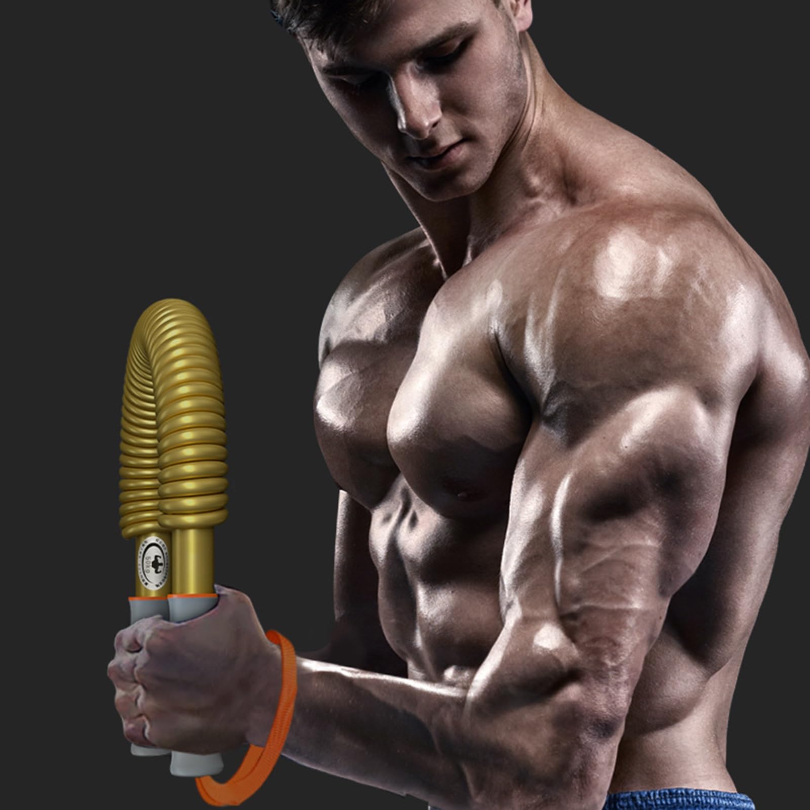 Power Twister Bar, wytrzymały ekspander klatki piersiowej 110 kg, przenośny sprzęt fitness na ramiona, przedramię, ćwiczenia klatki piersiowej i treningi domowe