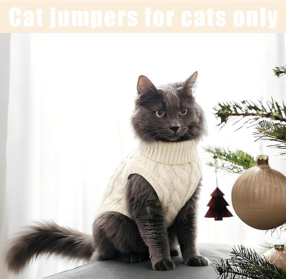 Dog Jumpers Small Cat Jumpers For Cats Only, Cat Costumes for Pets ﻿
