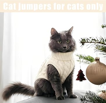 Dog Jumpers Small Cat Jumpers For Cats Only, Cat Costumes for Pets 