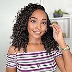 Yewell Goddess Box Braids Crochet Hair 10 Inch Boho Crochet Box-Braids With Curly Ends,9 Packs Bohomian Box Braid Crochet-air For Black Women Pre Looped Box Braiding (10Inch,4)