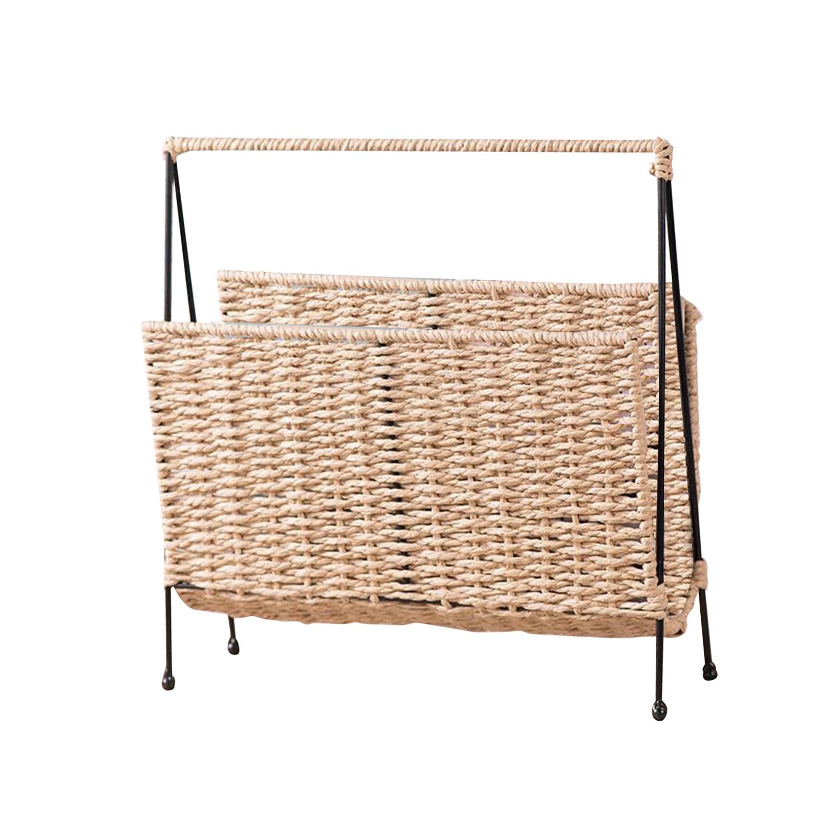 Porte-revues de chevet pour une chambre à coucher ordonnée et cosy