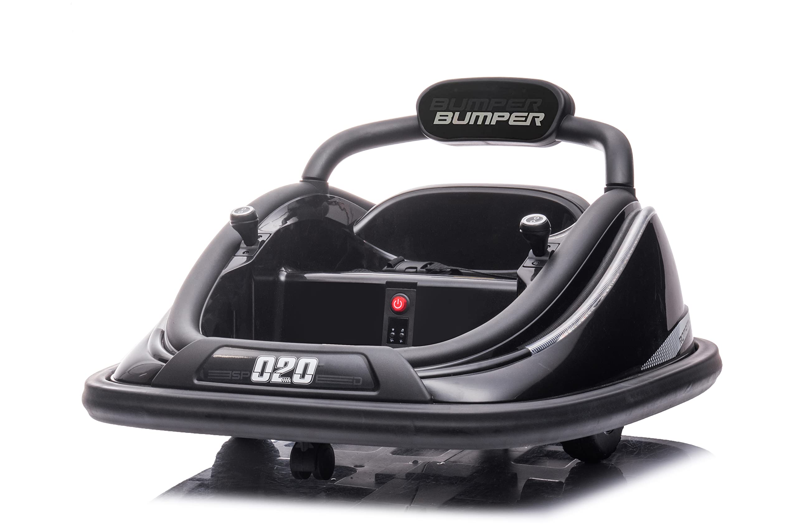 Buy Rock Wheels 12V Rechargeable Ride On Bumper Toy Car, Battery