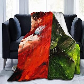 N \ A Thor - Manta de microforro polar ultra suave, manta de aire acondicionado, manta súper cálida y ligera para cama, sofá, silla, cama de campamento, sala de estar