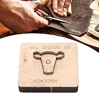 Vista 3 de 1 troquel de corte de cuchillo de corte con forma de cabeza de toro, corte de punzón de metal de cuero