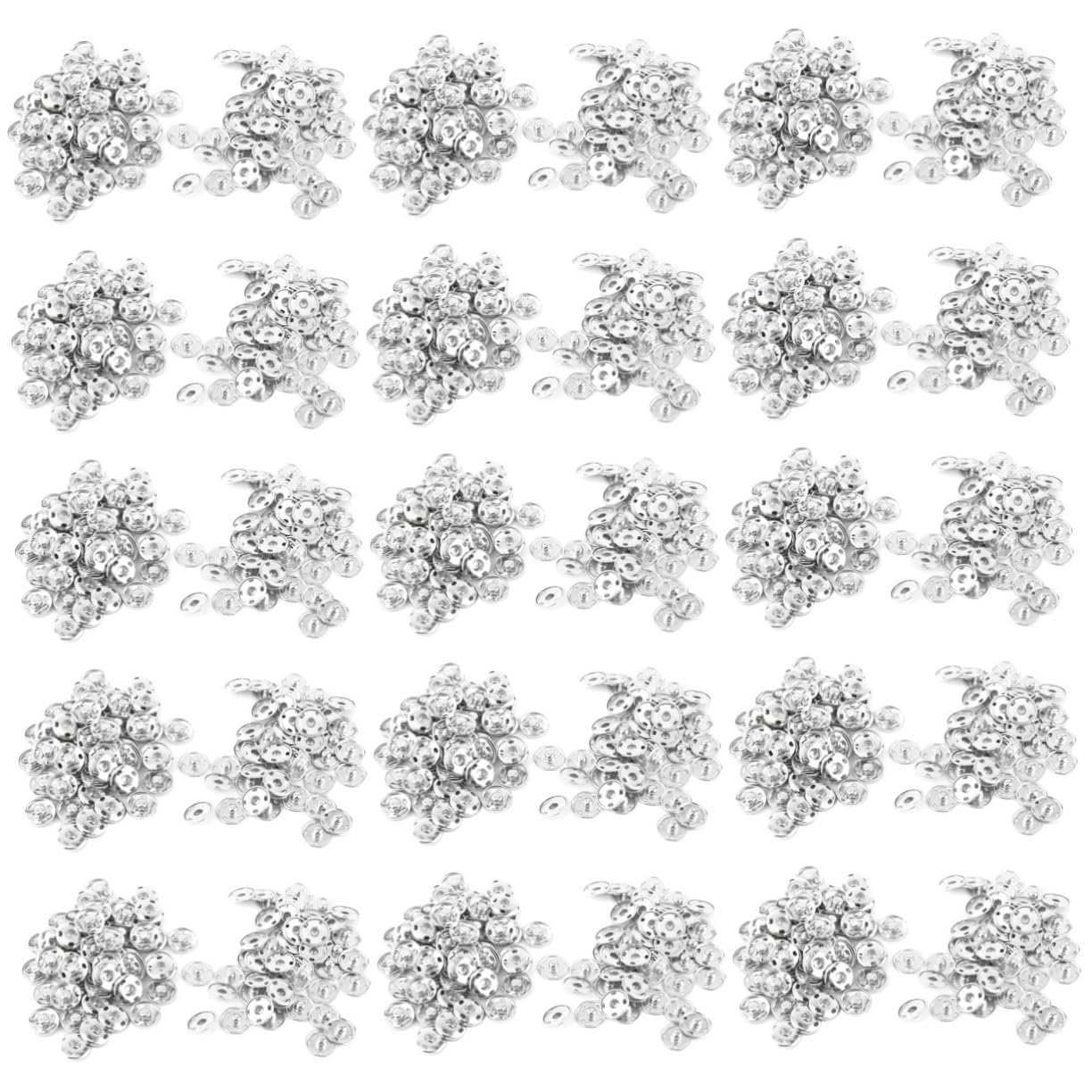 750 Juegos De Broches Metálicos Para Ropa De 15 Mm De Diámetro De Latón Redondos Para Abrigos Chaquetas Y Vaqueros Accesorios De Costura.