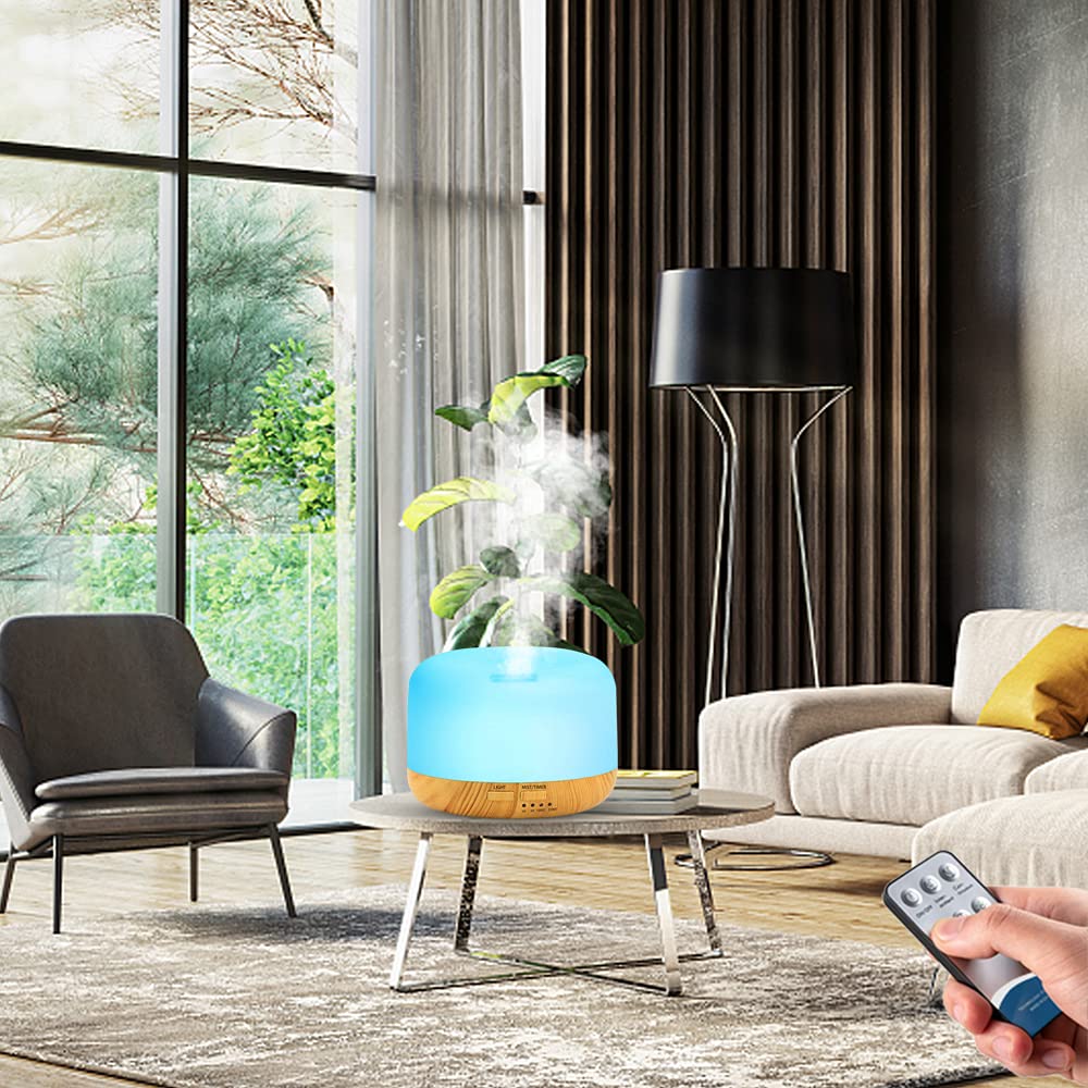 ASANMU Aroma Diffuser für Ätherische Öle Geschenke für Mama, 450 ml