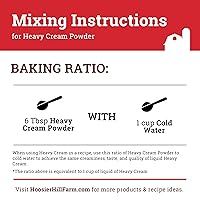 Vista 8 de Hoosier Hill Farm Polvo de Crema Espesa, 2 libras (Paquete de 1)