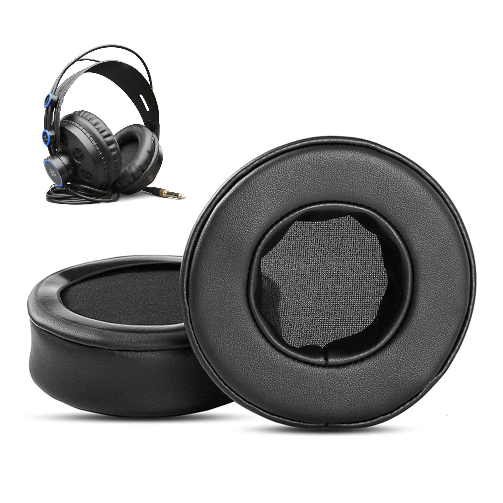 HD7 Earpads Replacement for PreSonus HD7 Headphone Ear Cushions with Protein Leather and Memory Foam