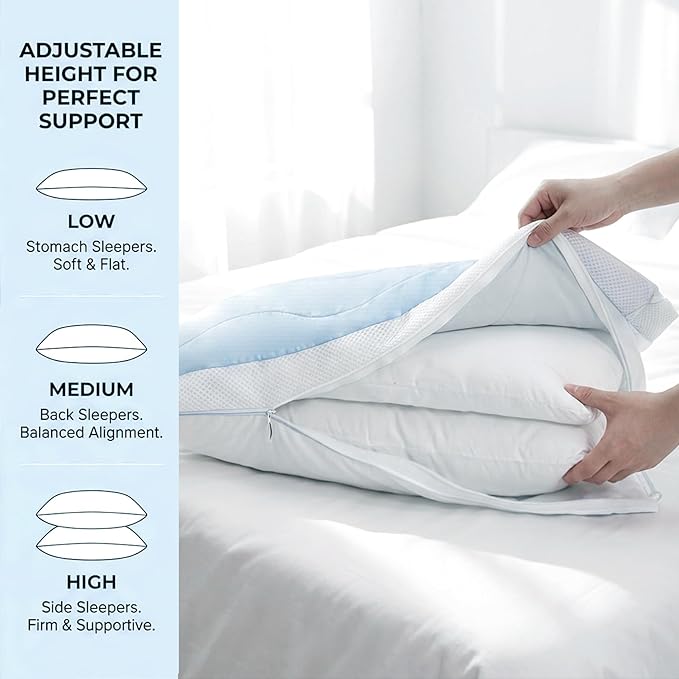 Almohada Ajustable Refrescante Tamaño Estándar miniatura 3