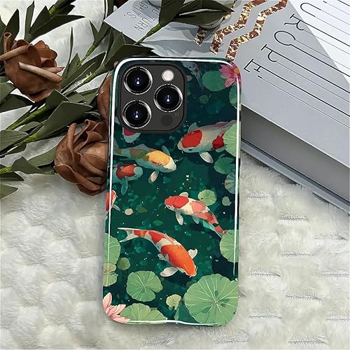 Miniatura 164 de Funda para iPhone 11 Pro Funda, Diseño de Patrón de Mosaico de Vidrio en Tono Verde - Protección Dual Híbrida Silicona + PC Duro Resistente a Golpes