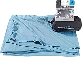 Cocoon Coolmax - Manta de Viaje, Color Azul