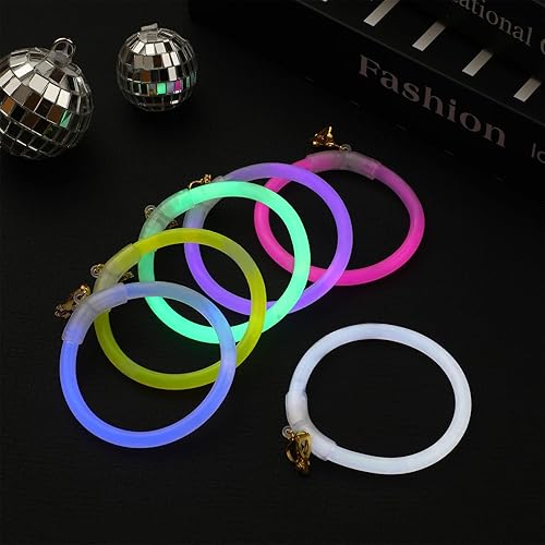 Miniatura 6 de Pendientes de aro brillantes que brillan en la oscuridad, suministros de fiesta de Halloween, decoraciones de fiesta de Halloween, aretes de neón en