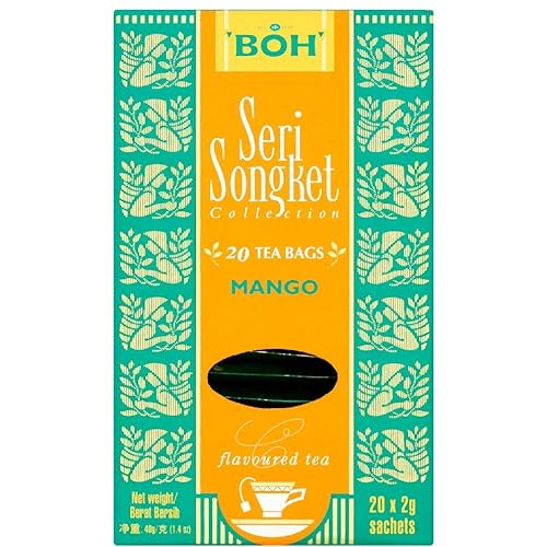 Miniatura 2 de BOH Seri Songket Malasia Sabor surtido 20 Teabags Earl Grey con mandarinalichi con rosalima y jengibremangofruta de la pasiónlimón con mandarina