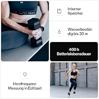 Senzor de monitorizare a ritmului cardiac Polar H10 cu bandă toracică, Negru, XS-S (62-74 cm), ANT+ și Bluetooth, precizie EKG, măsurare HRV, rezistent la apă, bandă lavabilă 5