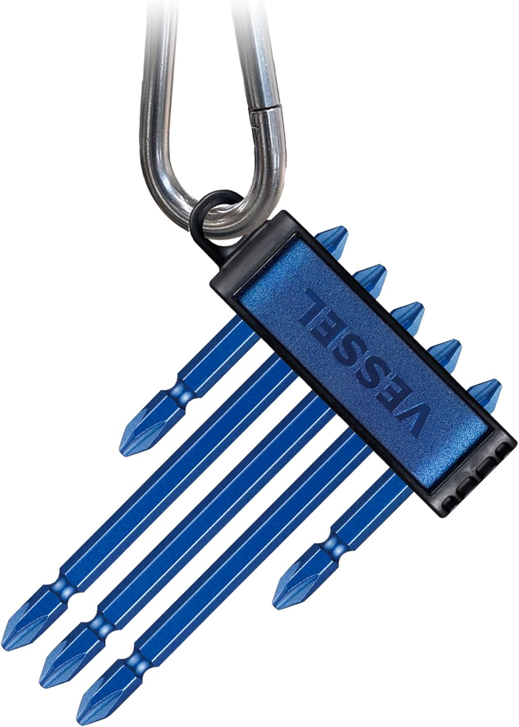 VESSEL A145P-PRE Double Ended Bit Premium 5-Piece Set +2 x 65 2 / +2 x 110 3 Pieces (Blue)