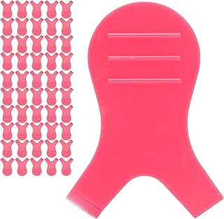 ZJchao 50pcs Perming - Cepillo en forma de Y,...