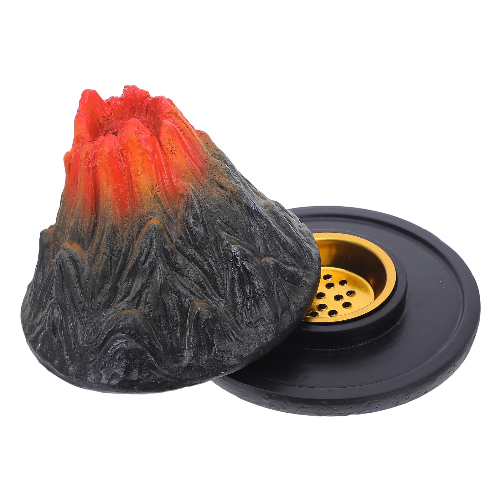 Brûleur de parfum volcan pour aromathérapie et décoration intérieure de maison