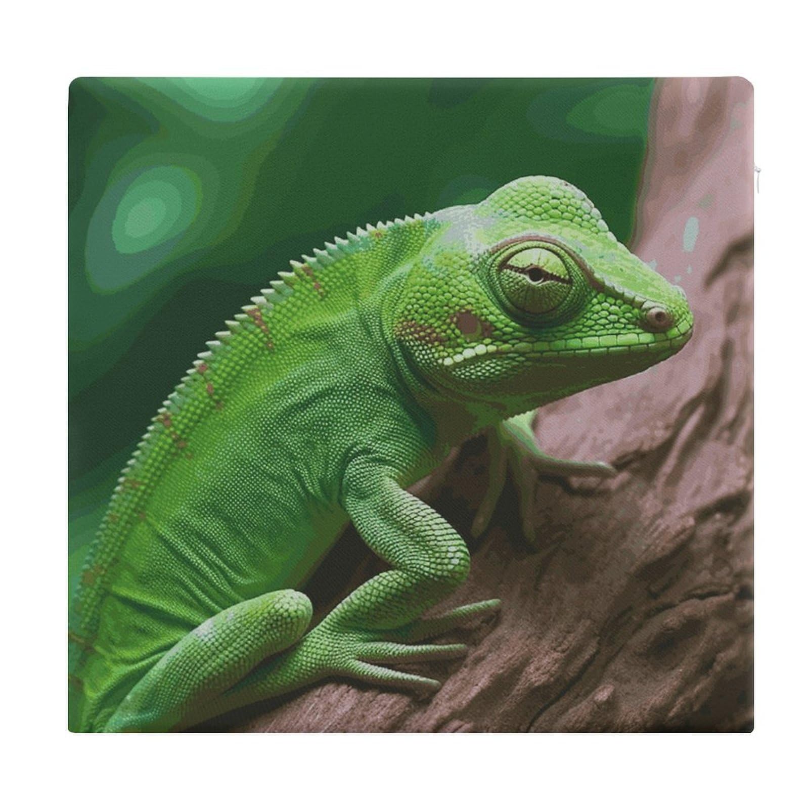 Coussin de sol de méditation carré vert en mousse à mémoire de forme 38x35 cm