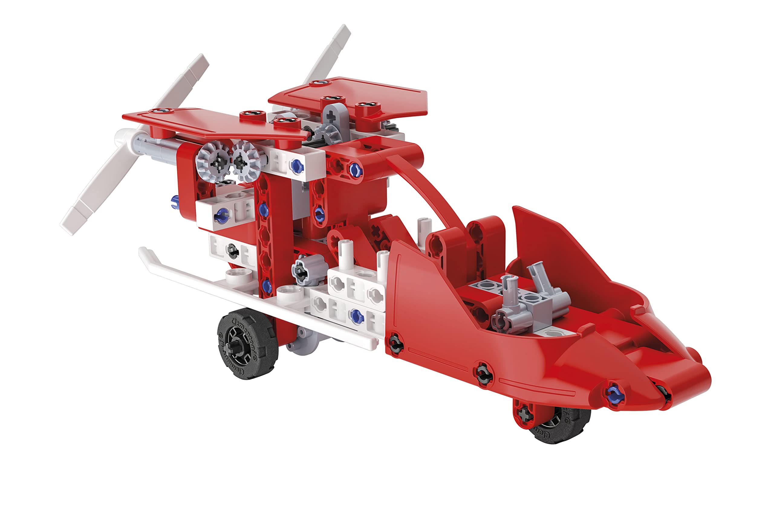 Clementoni, Science Build-Fire Helicopter-Children's Building Set 2 in 1, Mechanical Laboratory, Scientific Game 8 Years - Image 4
