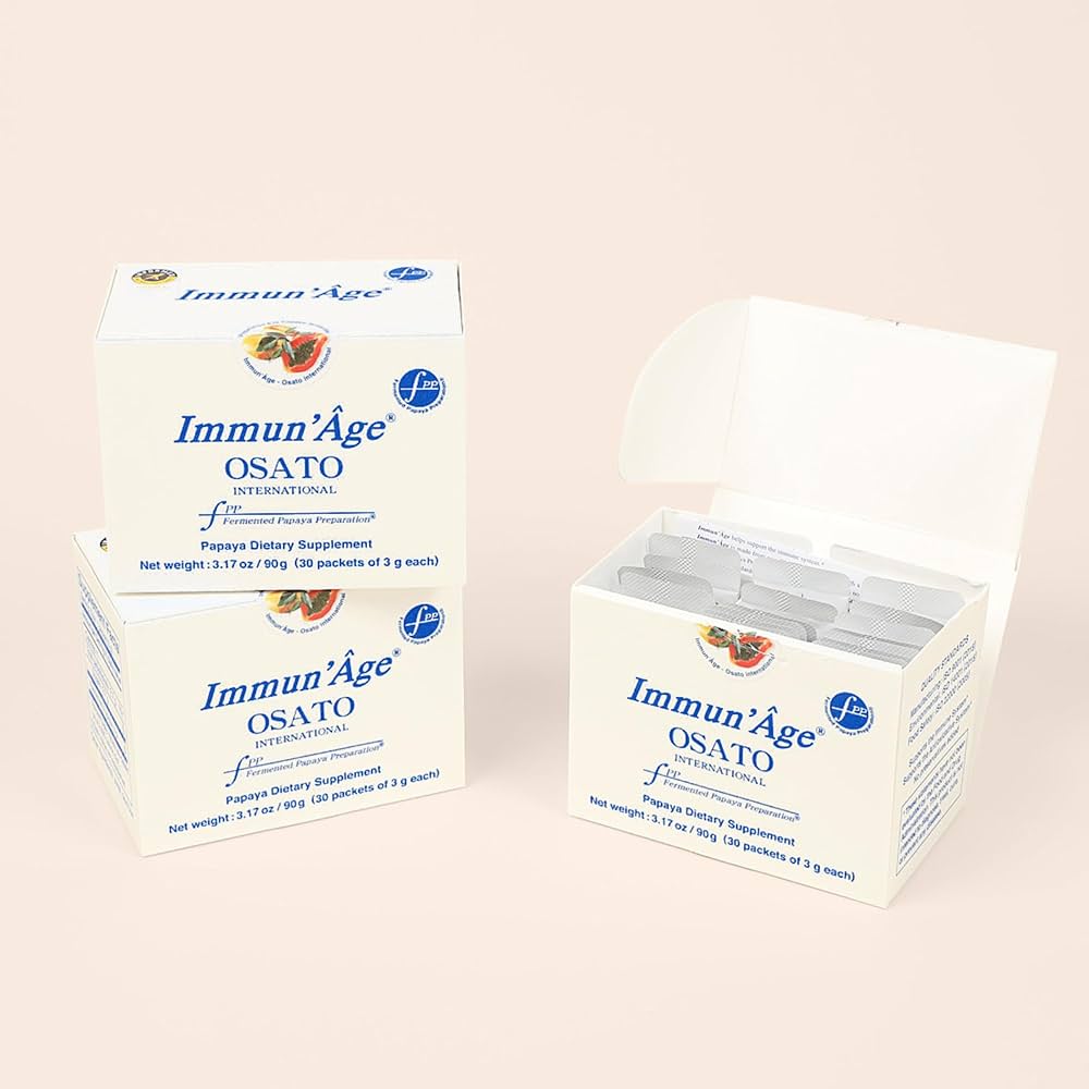 Immun'Âge 発酵パパイヤ 180g Osato International Inc.-パパイヤ発酵食品 Immun'Age(イミュ