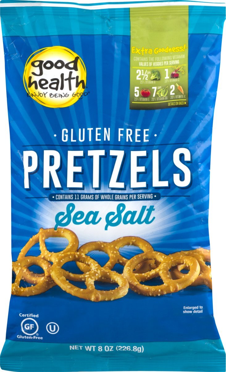 Good Health Gluten Free Pretzels with Sea Salt 8 oz. Bag (4