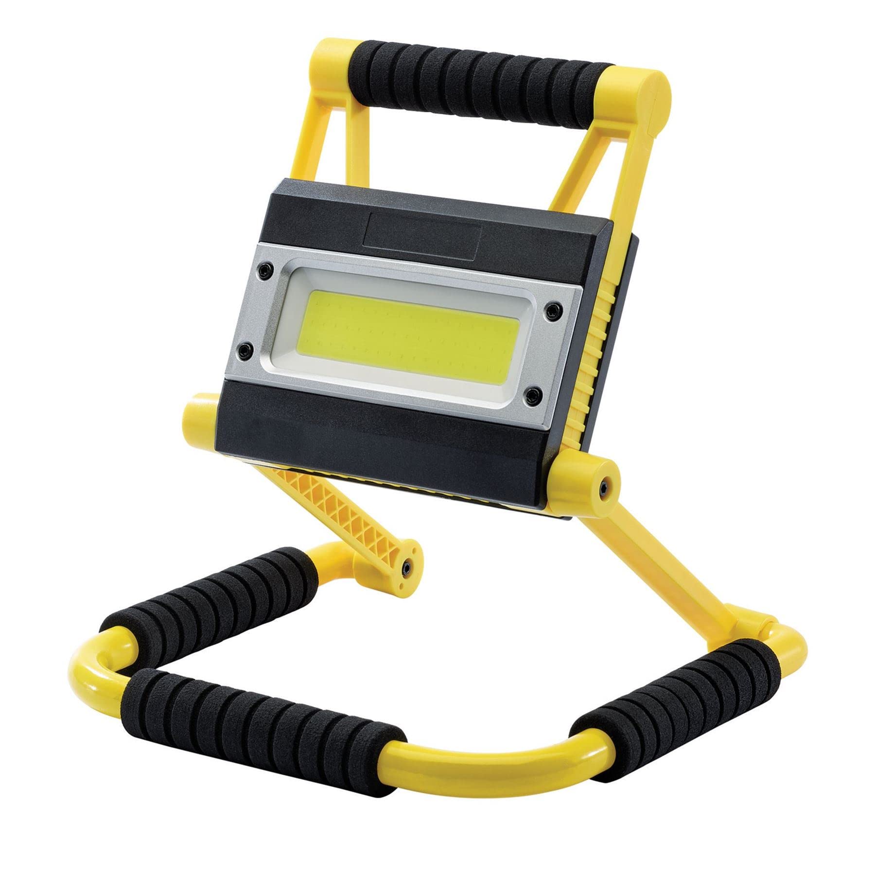 B&Q -  20W Cob Led Rechargeable Folding Work Light Power Bank 750-1500 Lumens Usb