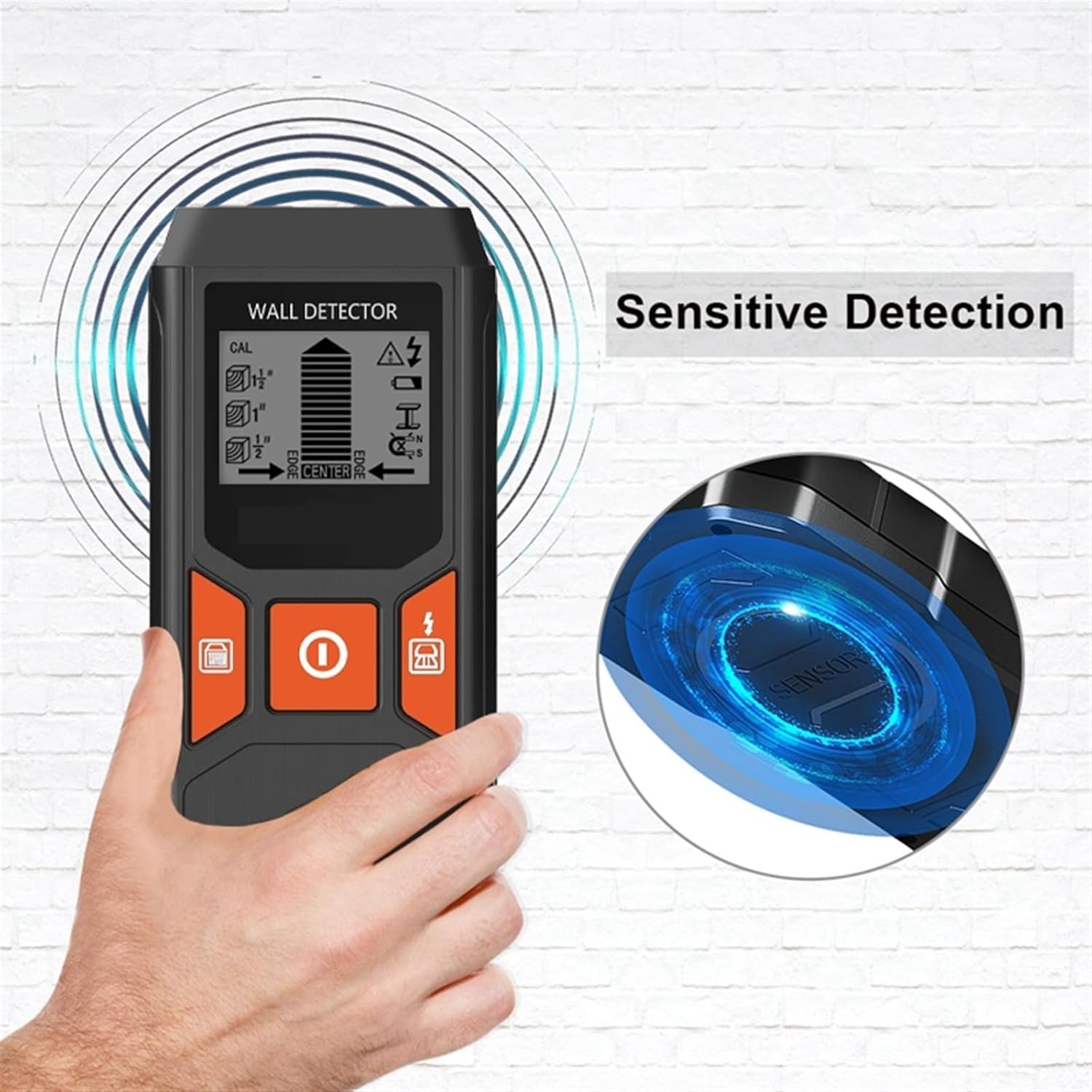 Test Measure Inspect Portable Metal Detector Hidden Wiring Wall Scanner Professional Stud Gold Hand Hold Pinpointer