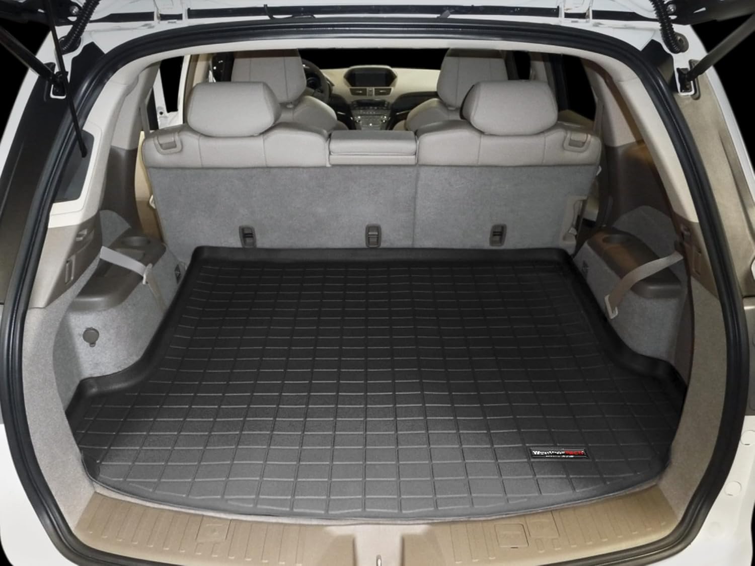 WeatherTech Cargo Trunk Liner for Acura MDX, Behind 2nd Row (40420), Black