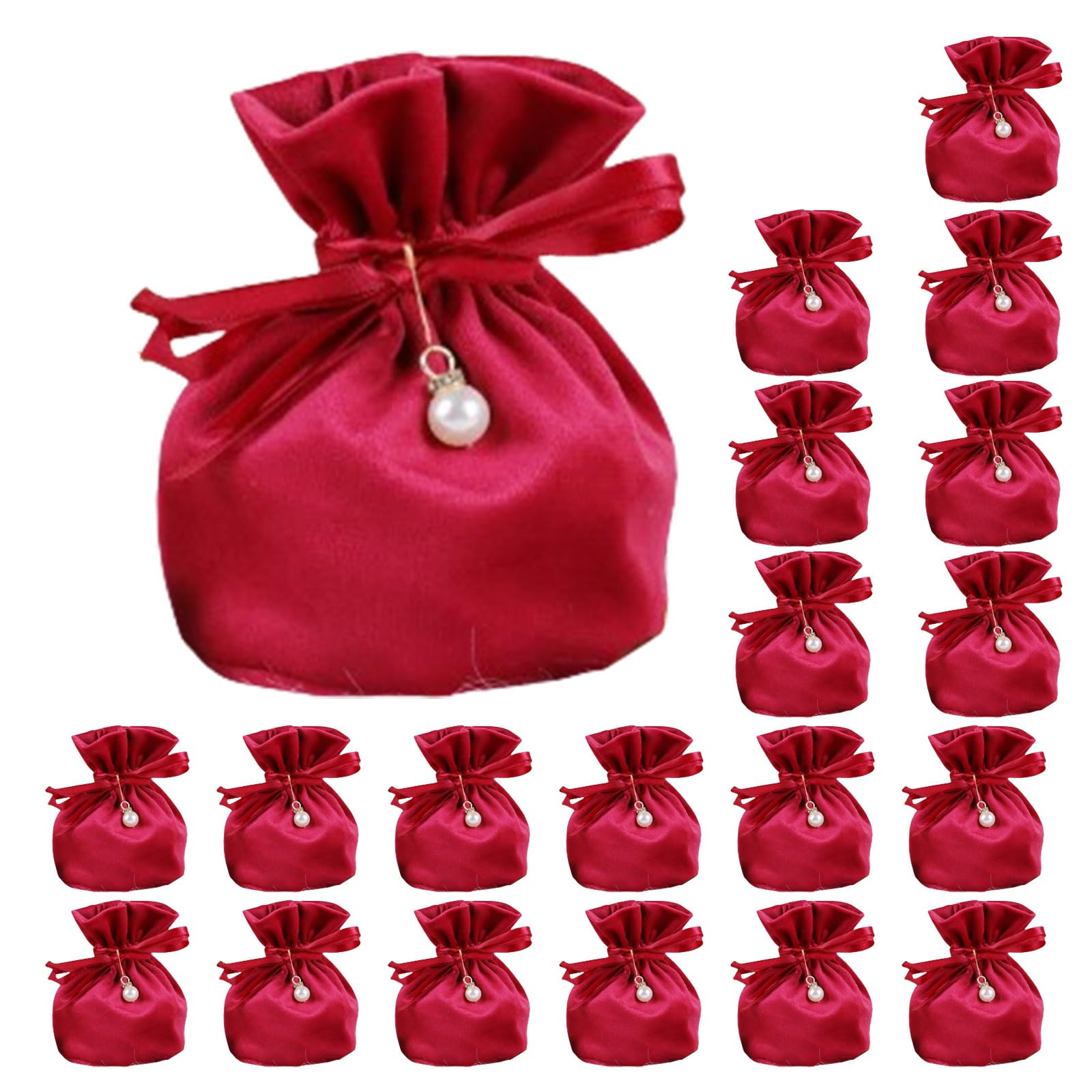 Kalttoy D 20Pcs Plush Gift Bags For Candy Packaging Stylish Plush Party Supplies Bags For Wedding Planners An Event Organizers Celebration