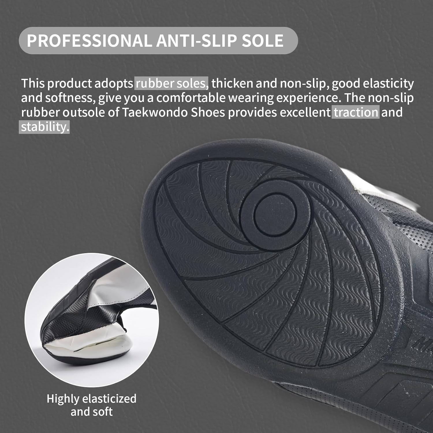 Taekwondo Karate Martial Arts Shoes, Lightweight and Breathable Boxing Shoes for Kids Youth Adult, Unisex - Image 6