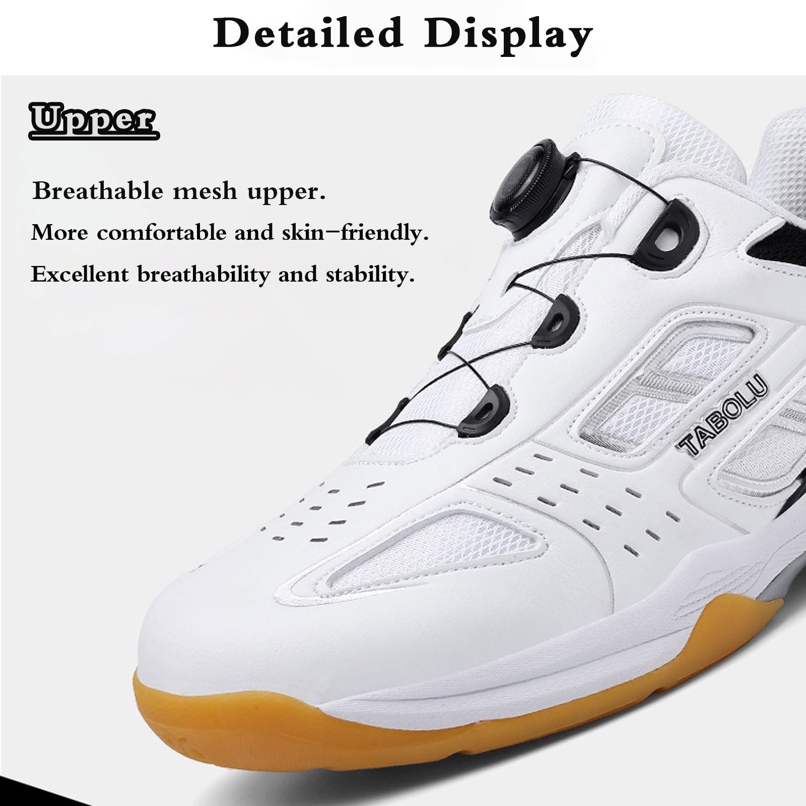 Zapatillas de bádminton para Hombre Exteriores,Zapatillas de bádminton Tipo de Clima,Antideslizante,Transpirable,Cómodo,para Tipo de Superficies,Voleibol,Mantenerse en Forma