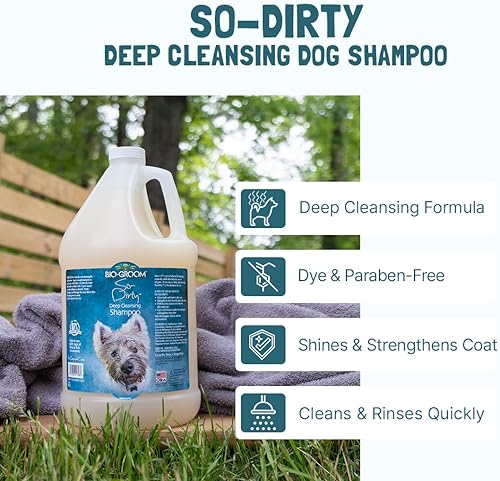Miniatura 5 de Bio-Groom So-Dirty Champú para perros, champú para mascotas de enjuague rápido, suministros de baño para perros, lavado de cachorros, suministros de