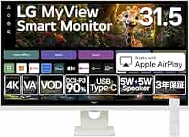 LG スマートモニター 32SR73U-W 31.5