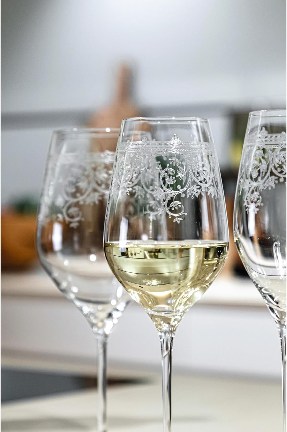 Spiegelau & Nachtmann, Set of 2 Bordeaux Wine Glasses, Crystal Glass, 810 ml, Arabesque, 4192265