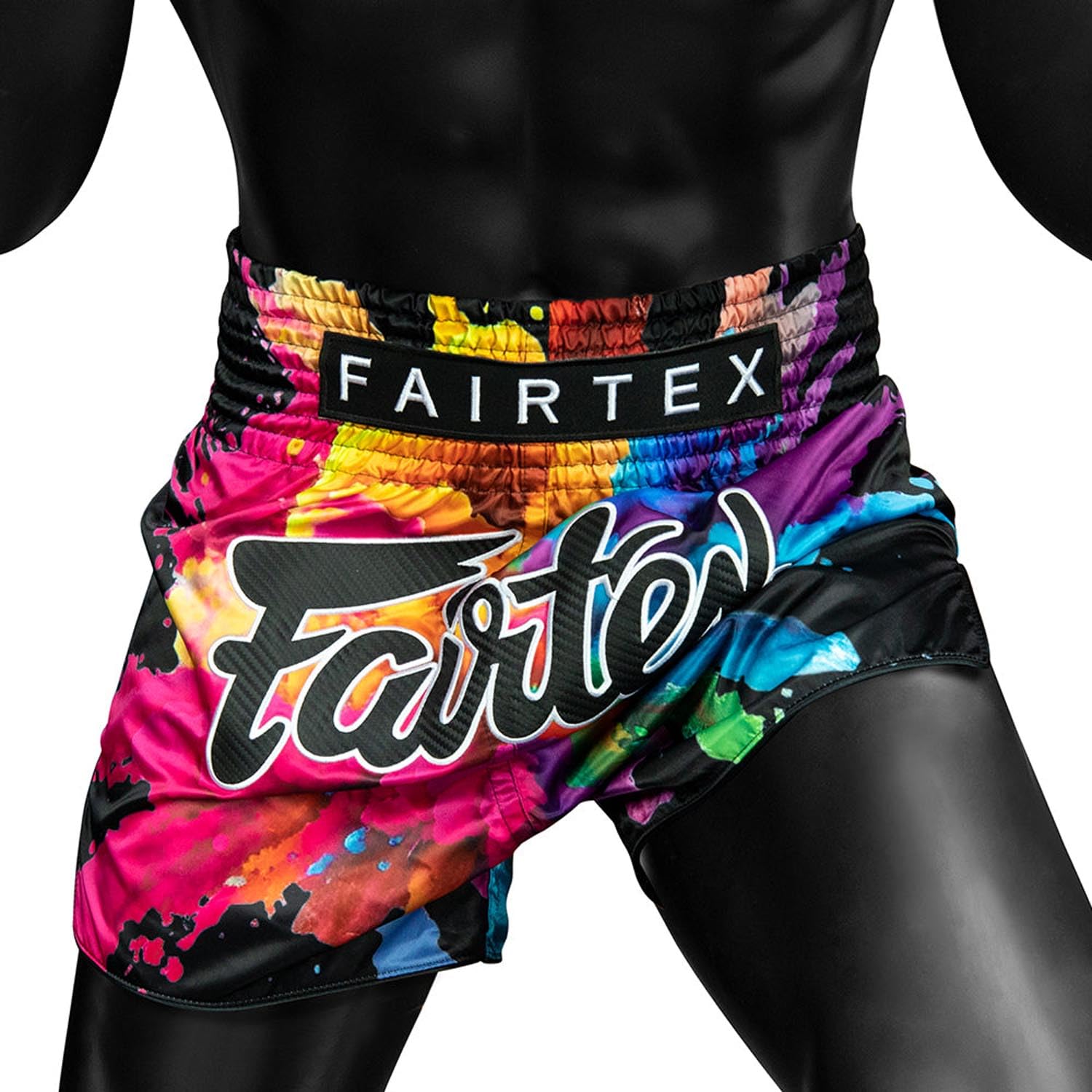 Fairtex Muay Thai Shorts, BS1940, Funky Soul, schwarz