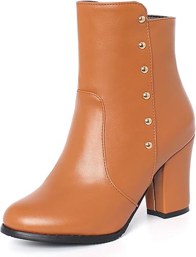 CUTEHEELS Enkellaarsjes voor dames, gemiddelde hak, 4,5 CUTEHEELS Enkellaarsjes voor dames, gemiddelde hak, 4,5