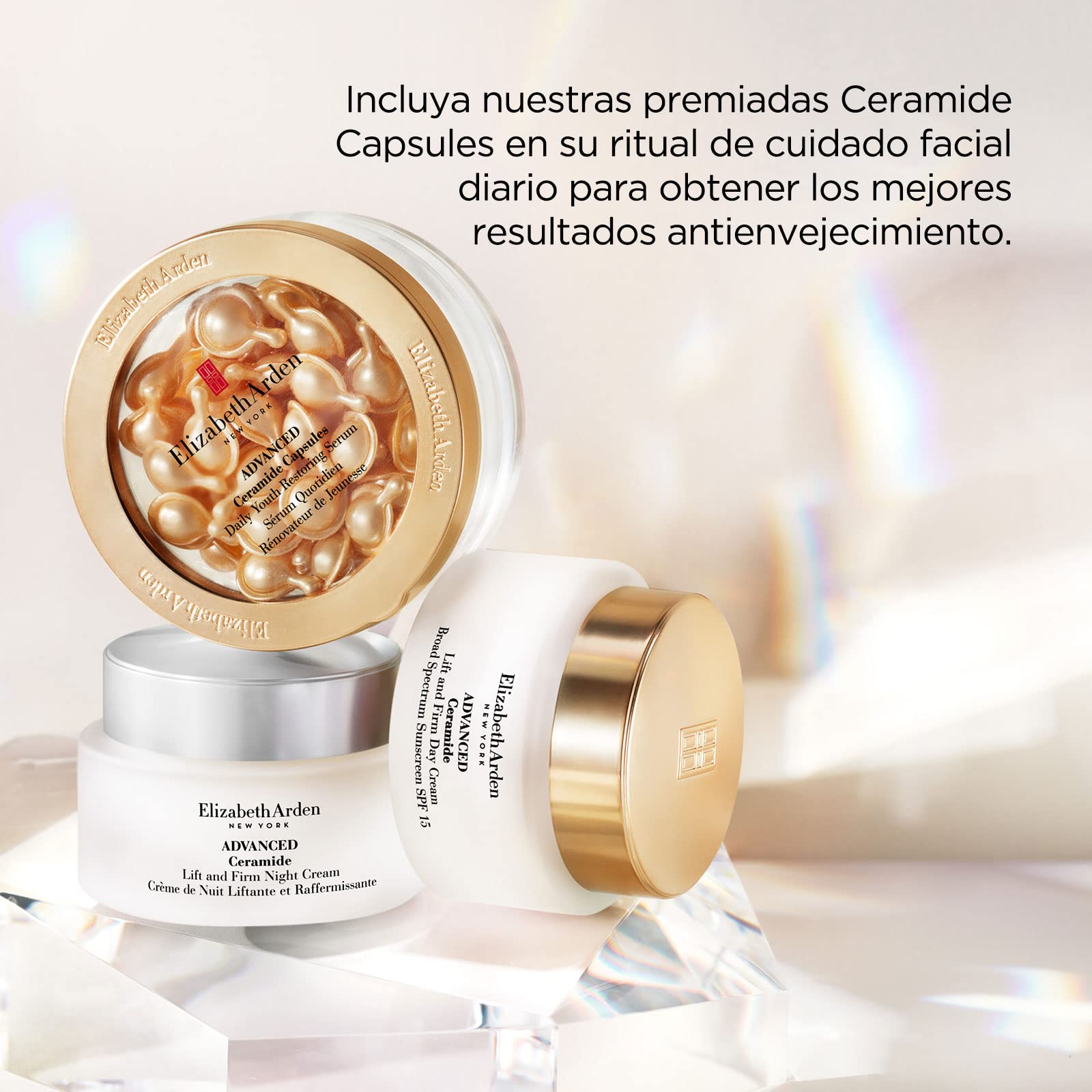 Elizabeth Arden - Advanced Ceramide, Crema Antiedad con Ceramidas, Alisa Arrugas, Reafirma, Hidrata y Alisa la Piel, Textura Gel