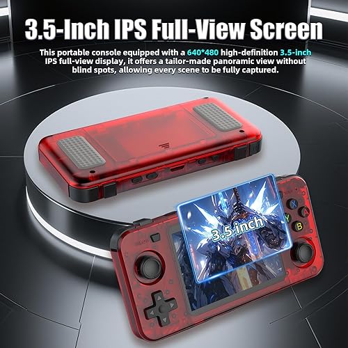 Miniatura 5 de R36H - Consola de juegos portátil retro, más de 15000 juegos, 23 emuladores, altavoz dual de 8 W, compartimento de batería externa de 2500 mAh,