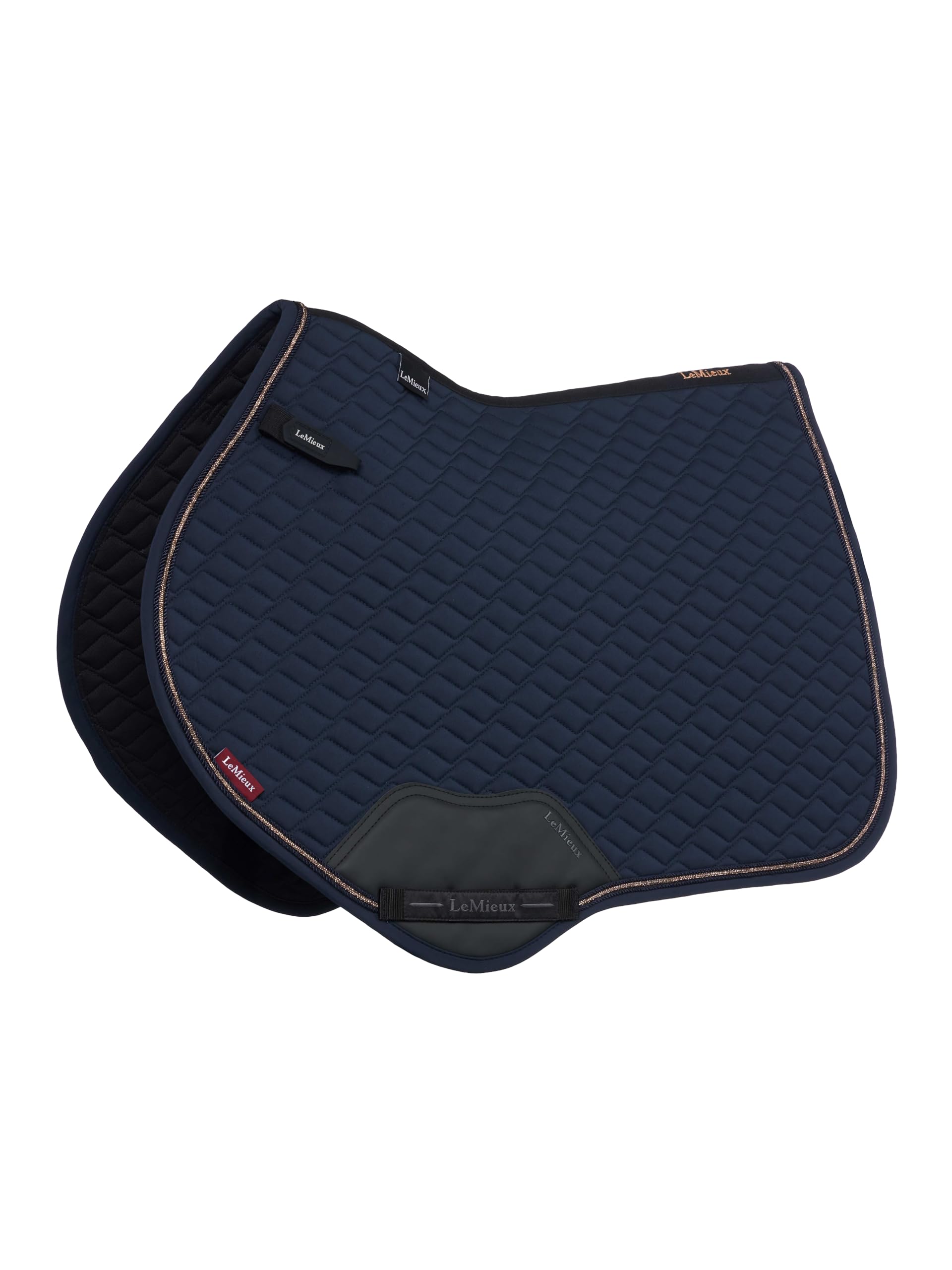 LeMieux Brilliance Close Contact Square - Navy - L