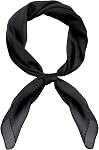 Mousseline écharpe Ruban Col écharpé carré mouchoir pour Halloween Hommes Femmes Garçons Filles Déguisement Écharpe Accessoires