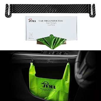 JVMA Car Garbage Can Auto Trash Hanging Bags 50 and Hook Accessories