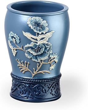 Popular Bath Dublin Rose Collection Tumbler Blue