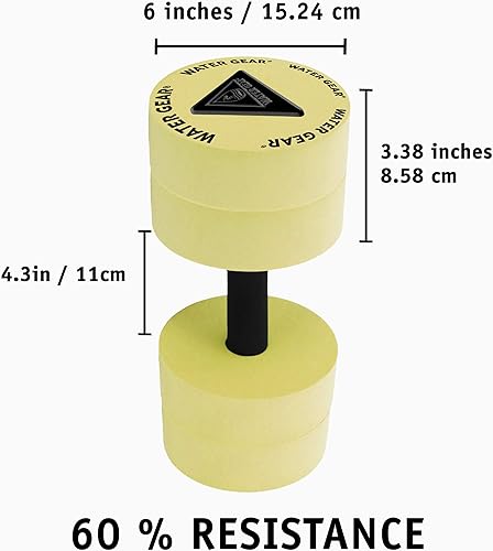 Miniatura 6 de Water Gear Campanas de resistencia - Fitness acuático y ejercicio de piscina - Entrenamiento intenso sin estrés adicional - Fácil en las