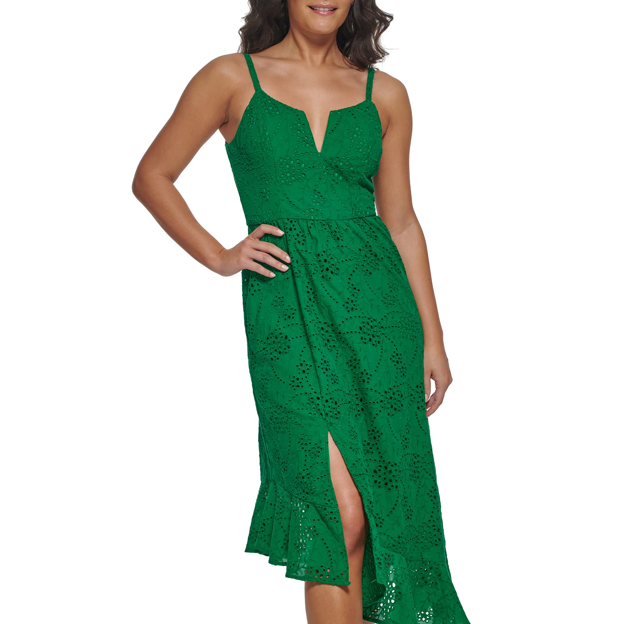 halle berry green dress GUESS Christel Lace Dress One Piece Dress